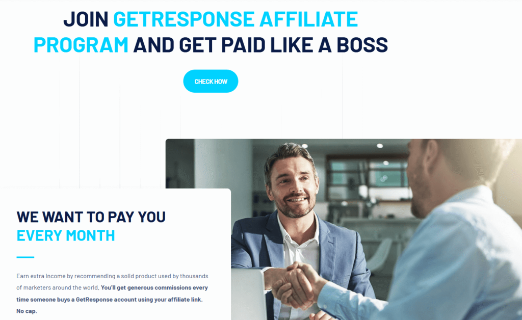 Best Affiliate Platform - GetResponse