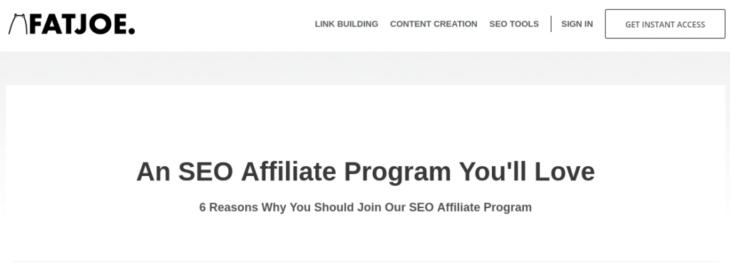 Best Affiliate Platform - FatJoe