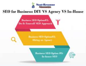 SEO for Business: DIY VS Agency VS In-House - Infographics