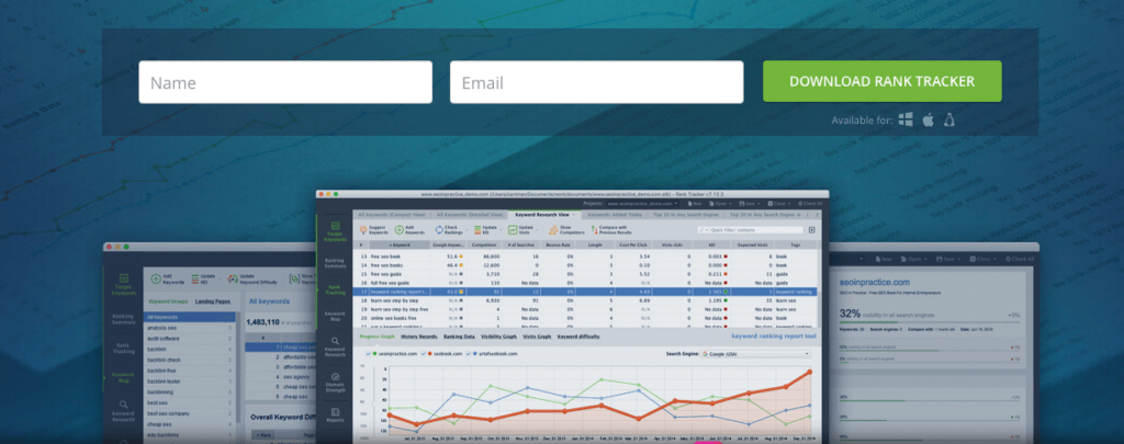 Rank Tracker for Keyword Research